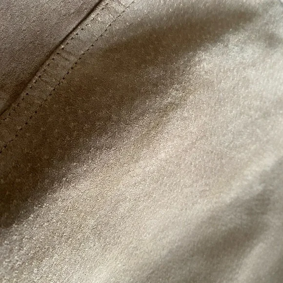 Vintage 90s Authentic Suede Jacket Mens Size 38 - Picture 9 of 10